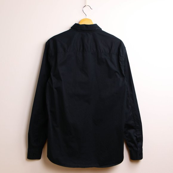 Armani Exchange Black Button Down Dress Shirt - Picture 2 of 8